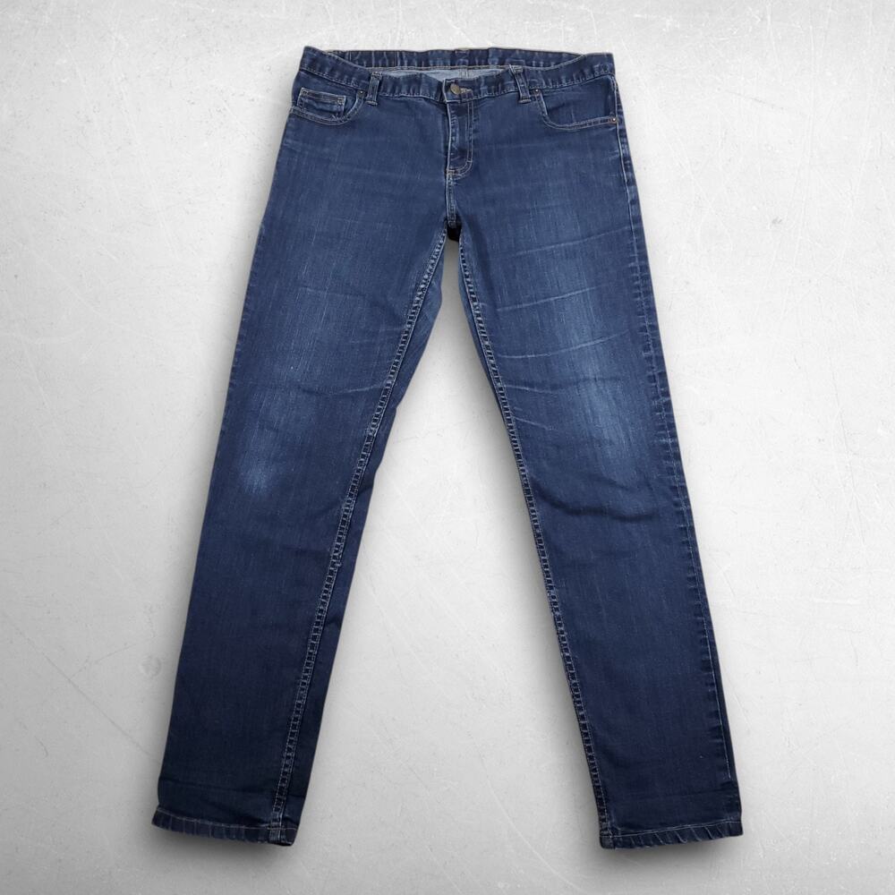 Dearborn Denim Tapered Jeans Women 34‎ Blue Minimalist Casual Classic